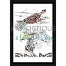 Laden Sie das Bild in den Galerie-Viewer, Charlie Silverfox Flying with the Wind Wall Art | Native Art Canada

