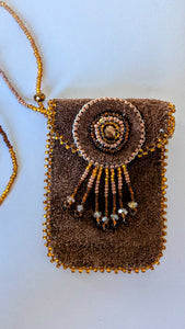 Leather Amulet Pouch Necklace