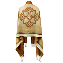 Charger l&#39;image dans la galerie, &quot;Bee-Lieve&quot; Eco Art Shawl by Cree artist Pat Bruderer - PRE-ORDER FOR MAY DELIVERY
