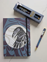 Load image into Gallery viewer, Raven Moon journal and pen

