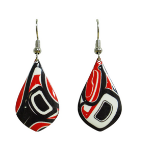 Salmon Earrings Gitksan artist