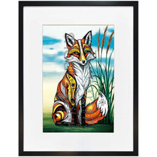 Load image into Gallery viewer, Stephanie White Spirit Fox Wall Art | Native Art Canada
