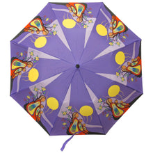 Load image into Gallery viewer, Gifts from Creator Collapsible Umbrella artwork by Indigenous artist Emily Kewageshig
