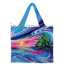 Load image into Gallery viewer, Reflect and Grow with Love  Reusable Shopping Bag
