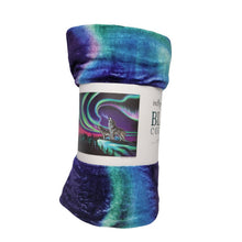 Charger l&#39;image dans la galerie, &quot;Sky Dance Wolf song&quot; fleece blanket, artwork by Amy Keller Rempp - North of Fifty Indigenous Boutique
