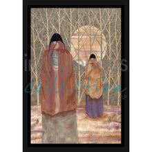 Laden Sie das Bild in den Galerie-Viewer, Woodlands Moon Framed canvas
