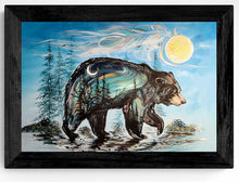 Laden Sie das Bild in den Galerie-Viewer, Carla Joseph A Bear's Journey Wall Art | Native Art Canada 
