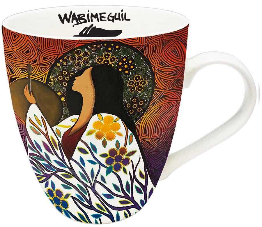 Ancestral Song 18 oz mug by Cree Artist Betty Albert