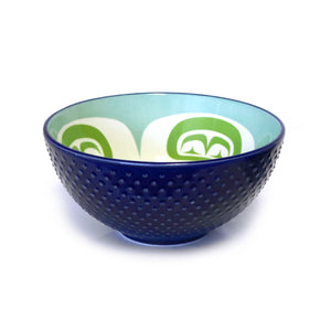 Porcelain Art Bowls,  2 different sizes to choose from - Moon by Salish Native Artist Simone Diamond