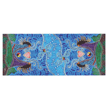 Laden Sie das Bild in den Galerie-Viewer, &quot;Breath of Life&quot; Art Print Eco Scarf, by Métis Artist, Leah Dorion
