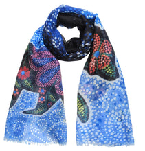 Charger l&#39;image dans la galerie, &quot;Celestial Bear&quot; Eco scarf by Indigenous Artist Kim McDonough
