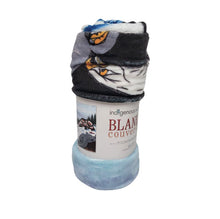 Load image into Gallery viewer, &quot;Cycle of Life&quot; fleece blanket, artwork by Richard Shorty - North of Fifty Indigenous Boutique

