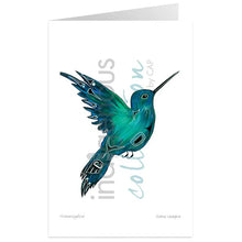 Laden Sie das Bild in den Galerie-Viewer, Diane Levesque Hummingbird Wall Art | Native Art Canada 
