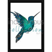 Laden Sie das Bild in den Galerie-Viewer, Diane Levesque Hummingbird Wall Art | Native Art Canada 
