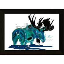 Laden Sie das Bild in den Galerie-Viewer, Diane Levesque Moose Wall Art | Native Art Canada 
