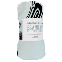 Charger l'image dans la galerie, Eagle Moon fleece blanket, artwork by Shelley Davies
