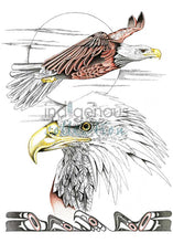 Laden Sie das Bild in den Galerie-Viewer, Charlie Silverfox Flying with the Wind Wall Art | Native Art Canada

