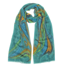 Laden Sie das Bild in den Galerie-Viewer, &quot;Friends&quot; Eco Scarf design by Native Artist Maxine Noel
