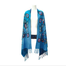 Load image into Gallery viewer, Grand River Harmony Eco Shawl by Native Artist, Cody Houle
