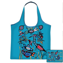 Load image into Gallery viewer, Grand River Harmony Reusable Shopping Bag by Native Artist Cody Houle
