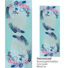 Load image into Gallery viewer, Hummingbird Feathers Eco Scarf by Carla Joseph
