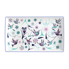 Charger l&#39;image dans la galerie, Platter - 10 x 6 inches, Hummingbirds, artwork by Nicole La Rock
