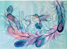 Charger l'image dans la galerie, Hummingbird Feathers Wall Art

