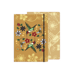 192 page Journal - Hummingbird  (Nenookaasi) artwork by Storm Angeconeb - North of Fifty Indigenous Boutique