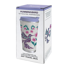 Charger l&#39;image dans la galerie, 18 oz Travel Mug - Hummingbird by Francis Dick
