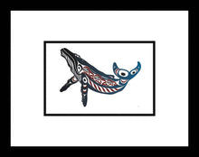Load image into Gallery viewer, "Humpback Whale" Wall Art, artwork by Indigenous artist Mark Preston
