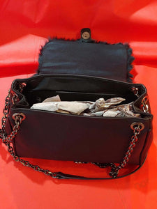 Faux Fur Jeane & Jax Messenger Bag