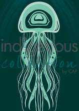 Charger l'image dans la galerie, Jessica McCallum-Miller Jellyfish Wall Art | Native Art Canada

