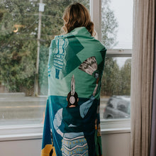 Charger l'image dans la galerie, Jingle Dress Dancer Premium Fleece Blanket, artwork by Storm Angeconeb

