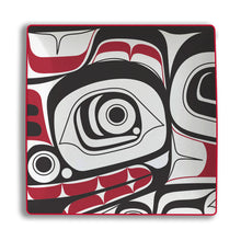 Charger l&#39;image dans la galerie, &quot;Matriarch Bear&quot;  10 inch square serving dish, by Morgan Asoyuf

