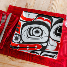 Charger l&#39;image dans la galerie, &quot;Matriarch Bear&quot;  10 inch square serving dish, by Morgan Asoyuf
