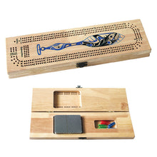 Charger l&#39;image dans la galerie, &quot;Whale Paddle&quot; Cribbage Board, design by Indigenous Artist Paul Windsor
