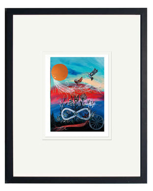 Metis Pride Framed Art by Karen Erickson - North of Fifty Indigenous Boutique