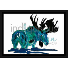 Laden Sie das Bild in den Galerie-Viewer, Diane Levesque Moose Wall Art | Native Art Canada 
