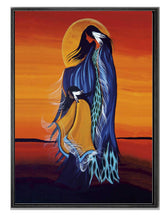 Charger l&#39;image dans la galerie, Mother and Daughter Wall Art by Cree artist Betty Albert - North of Fifty Indigenous Boutique
