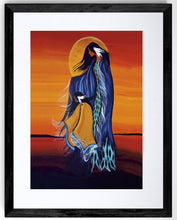 Charger l&#39;image dans la galerie, Mother and Daughter Wall Art by Cree artist Betty Albert - North of Fifty Indigenous Boutique
