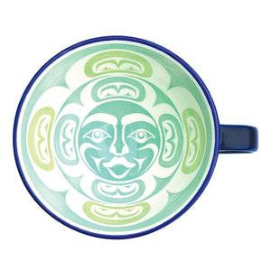 Moon Porcelain Mug, Design by Salish Native Artist Simone Diamond