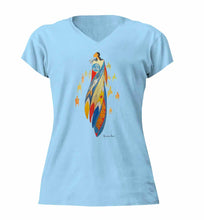 Laden Sie das Bild in den Galerie-Viewer, Not Forgotton Vneck Women&#39;s Tshirt - North of Fifty Indigenous Boutique
