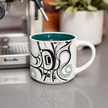 Laden Sie das Bild in den Galerie-Viewer, &quot;Octopus (Nuu)&quot; 16oz Mug, design by Haida Artist Ernest Swanson
