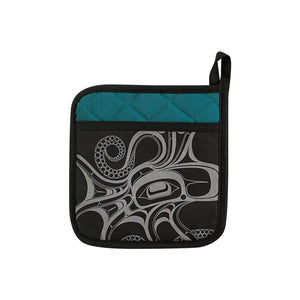 "Octopus (Nu)" Pot Holder by Haida artist Ernest Swanson - arriving end of January 2025