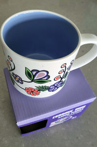 16 oz "Ojibwe Florals" Mug, artwork by Native Artist, Storm Angeconeb