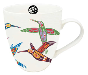 "Four Hummingbirds"  Mug -  by Indigenous Artist, Ben Houstie