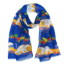 Laden Sie das Bild in den Galerie-Viewer, &quot;Polar Bear&quot; Eco scarf by Indigenous Artist Dawn Oman
