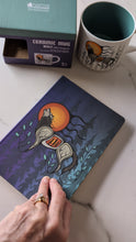 Charger et lire la vidéo dans la visionneuse de la Galerie, 192 page Journal - Wolf (Ma&#39;iingan) artwork by Storm Angeconeb
