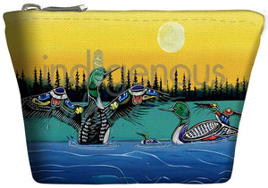"Protector" Zippered Coin Purse artwork by Indigenous Artist, Jessica Somers