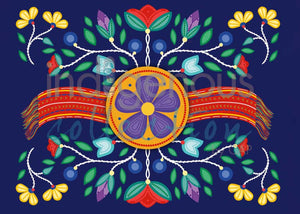"The Metis Way" Art Card by Lisa Berry